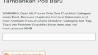 Cara Membuat Notice di Laman Pos Admin WordPress