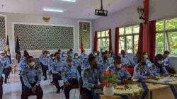 Hari Pertama Masuk Kerja, Bapas Nusakambangan Mengikuti Halal Bihalal Kementrian Hukum dan Ham