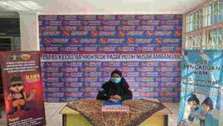 Lapas High Risk Pasir Putih NK Laksanakan Pelayanan Komunikasi Masyarakat