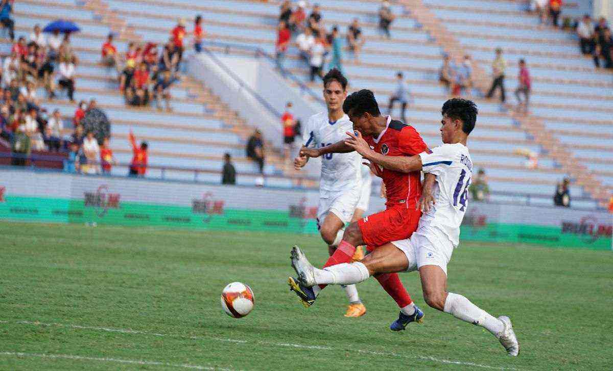 indonesia football nasional team a 23 vs philippines