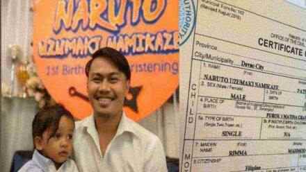 A Father in Philippines Names his Son Naruto Uzumaki