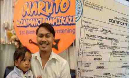 A Father in Philippines Names his Son Naruto Uzumaki