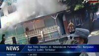 Video, Dua Toko Sepatu di Purwokerto Nyaris Ludes Terbakar