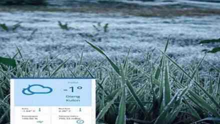 Temperature in Dieng Banjarnegara 1 Degree Celsius, Makes Many Tourists Visit