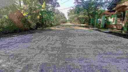 Desa Rawajaya Gunakan Dana Desa Tahun 2022 Untuk Rabat Beton Jalan Karta Pusaka