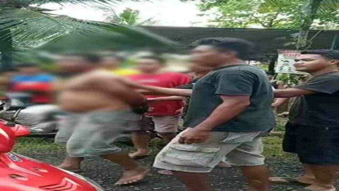 Tersangka Pencurian Motor di Kedungreja ditangkap Warga