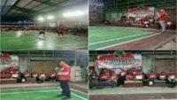 Rayakan HUT RI ke 77, Polsek Bantarsari Gelar Open Turnamen Badminton “Candi Utama Putra Cup”