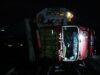 Truk Muat Pupuk Urea Tertabrak Kereta Api di Kawunganten
