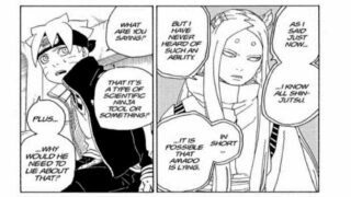 Momoshiki ke Boruto, Amado Berbohong Tentang Shinjutsu