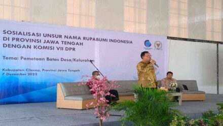 KOMISI VII DPR-RI bersama Badan Informasi Geospasial Gelar Sosialisasi Unsur Nama Rupabumi