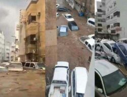 Hari Ini Terjadi Banjir di Makkah Arab Saudi
