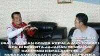 Usai Gowes, Kepala Auditoriat I BPK RI Kunjungi LAPSUSKA