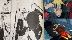 Spoiler Boruto Chapter 78, Kulit Mata Kanan Boruto Terluka oleh Kawaki