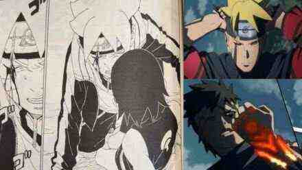 Spoiler Boruto Chapter 78, Kulit Mata Kanan Boruto Terluka oleh Kawaki