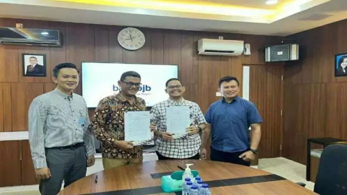 pimpinan bank bjb cabang semarang jalin MOU dengan pimpinan proyek perumnas