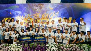 Juara Proliga Bandung bjb Tandamata Terima Kadedeuh dari Pemprov Jabar