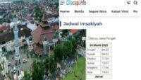 Cilacap Info Punya Widget Harian Jadwal Sholat dan Imsakiyah Ramadhan