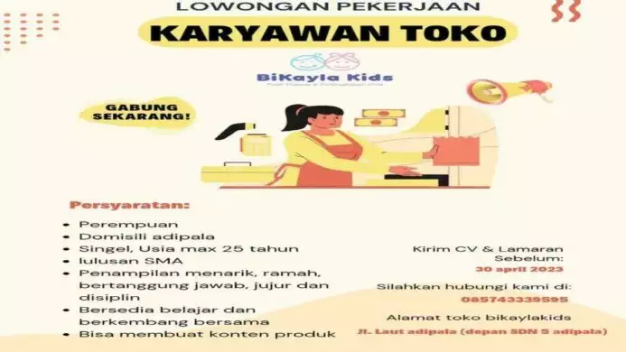 lowongan kerja konten kreator di adipala cilacap