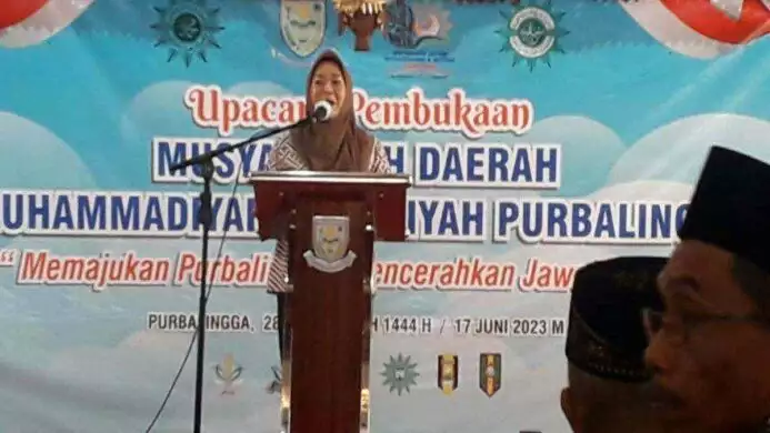 Sambutan Bupati Purbalingga sekaligus buka Musyda