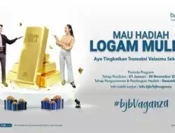 bjb Vaganza 2023, Transaksi Valuta Asing di bank bjb Raih Hadiah Logam Mulia