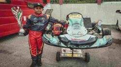 Didukung bank bjb, Qarrar Firhand Ali Juara Pada Ajang Gokart Internasional Rok Cup 2023 di Italia