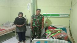 Jenguk Warga Binaan Serda Anhar Zubaedi Beri Dorongan Moril Untuk Kesembuhan
