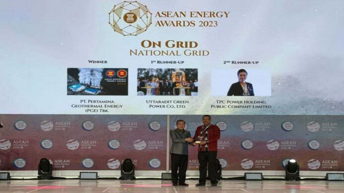 pertamina geothermal energy raih penghargaan winner of the on grid
