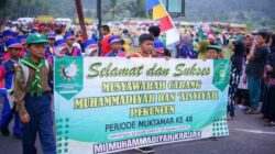 Pawai dan Jalan Sehat Meriahkan Musycab PCM-PCA Pekuncen Banyumas