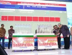Puluhan Nasabah bank bjb Memenangkan Hadiah Undian Nasional Simpeda di Kota Angin Mamiri