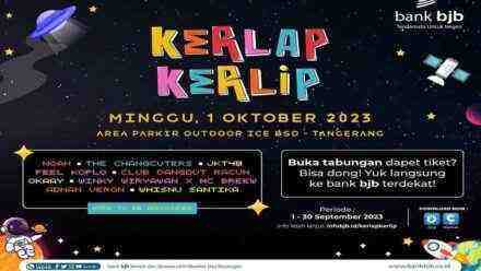 Bank bjb Berikan Kemudahan Mendapatkan Tiket VIP Kerlap Kerlip Festival 2023
