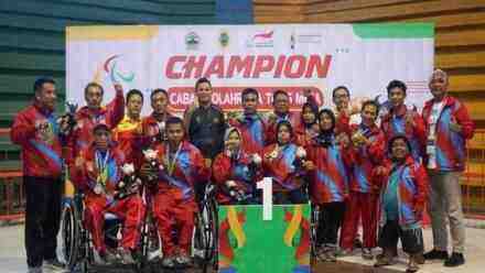 Kontingen NPCI Kabupaten Cilacap Sebagai Juara Umum Peparprov Jateng 2023