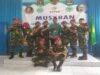 Ketua PRM Langkap terpilih, Ndan Jarwoto bersama pasukan Kokam Cabang Bumiayu