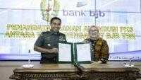 Perkuat Sinergi, bank bjb Tandatangani Adendum Perpanjangan PKS dengan TNI AD