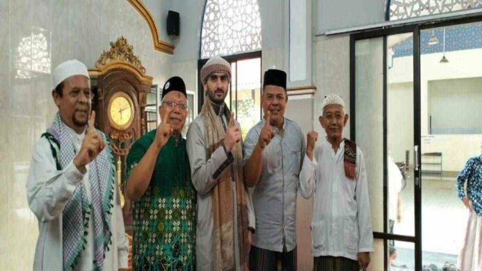 Silaturrahmi Syeikh Mahmud Abdelal dengan Jama'ah Masjid Istiqlal Bumiayu Brebes