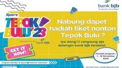 Nabung di bank bjb Langsung Dapat Tiket Vindes Sport-Tepok Bulu 2023