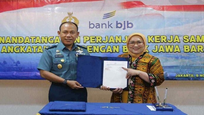 bank bjb Tandatangani PKS Dengan TNI AL