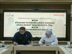 Tingkatkan Sinergi dan Kolaborasi, bank bjb dan Telkomsel Tandatangani MoU Kerja Sama Layanan Perbankan dan Telekomunikasi