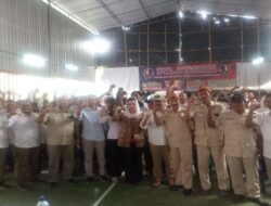 DPC Partai Gerindra Lakukan Konsolidasi Struktural dan Pembekalan Calon Saksi Di TPS Pemilu 2024 Se Kecamatan Bantarsari