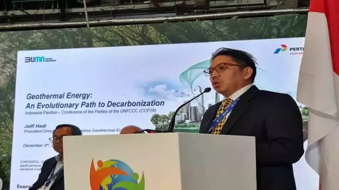 pertamina geothermal energy tegaskan komitmen dekarbonisasi dalam forum cop 28