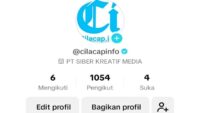 TikTok Hadiahi akun Cilacap Info Lencana Centang Biru