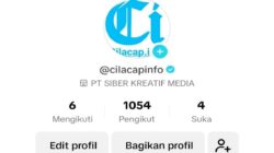 TikTok Hadiahi akun Cilacap Info Lencana Centang Biru
