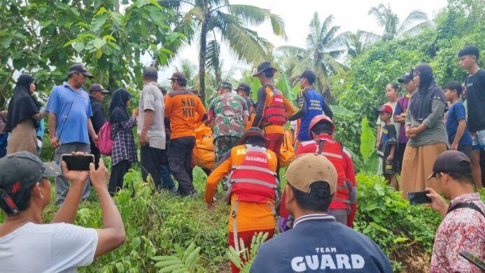 Jasad Pria asal Patimuan yang tenggelam di Sungai Citanduy ditemukan di dasar sungai dan dievakuasi