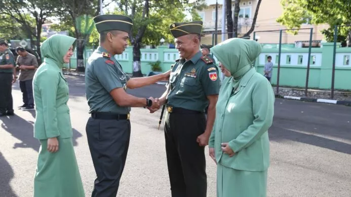 dandim 0703 cilacap apresiasi anggotanya yang naik pangkat