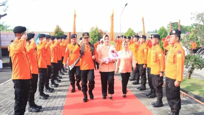 kabas marsekal madya tni kusworo melakukan kunjungan kerja ke basarnas cilacap