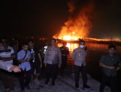 Polresta Cilacap Selidiki Kebakaran Sejumlah Kapal di Dermaga 3 PPS Cilacap