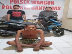 Kedapatan Curi Motor, Warga Cilacap Ditangkap Polsek Wangon Polresta Banyumas