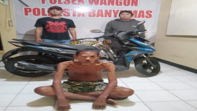 curi motor, warga Cilacap ini ditangkap Polsek Wangon Polresta Banyumas