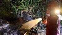 Bakar Sampah, Gudang Kayu Bakar di Sidareja Cilacap Terbakar