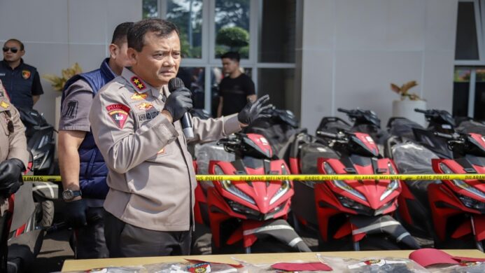 Polda Jateng Ungkap Kasus Penadahan Motor Transnasional