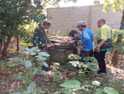 Babinsa Nusawungu Dampingi Pemberantasan Sarang Nyamuk